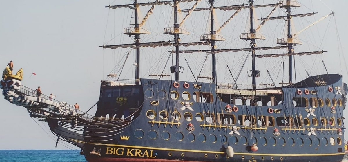 Alanya Big Kral Pirate Ship Boat Trip Incl Lunch Soft Drinks