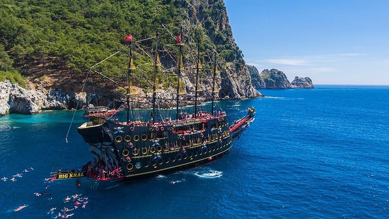 Pirate Booat Trip in Antalya