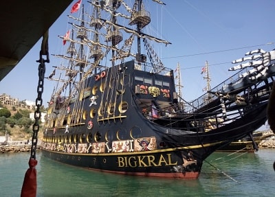 Alanya Big Kral Pirate Ship Boat Trip