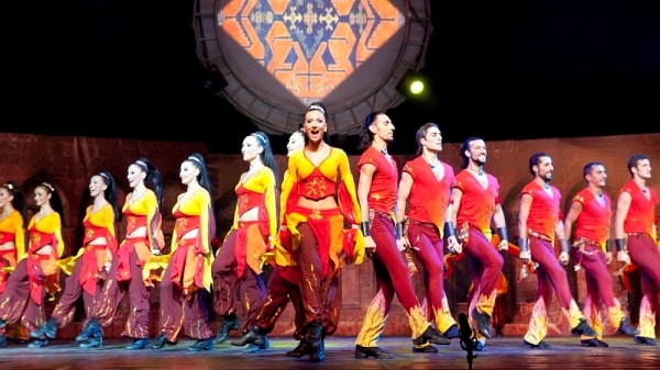 Fire Of Anatolia Show from Side