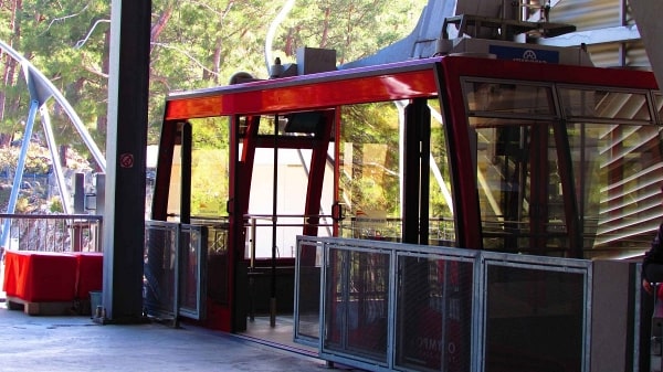 Olympos Cable Car from Side